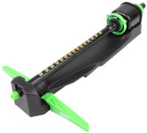 BRÜDER MANNESMANN Arroseur oscillant, 15 buses, vert/noir BRÜDER MANNESMANN Arroseur oscillant, 15 buses, vert/noir