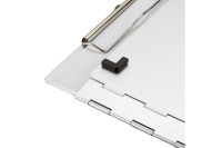Läufer Porte-bloc pour documents, aluminium, ouverture Läufer Porte-bloc pour documents, aluminium, ouverture