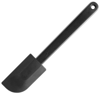 Gastro Max Spatule à pâtisserie en silicone, (L)55 mm, noir