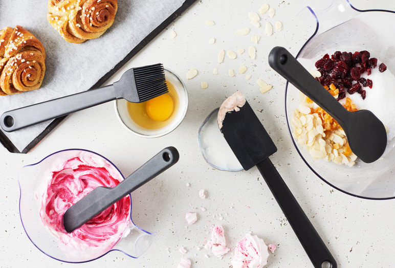 Spatule de cuisine silicone à pâtisserie personnalisée logo