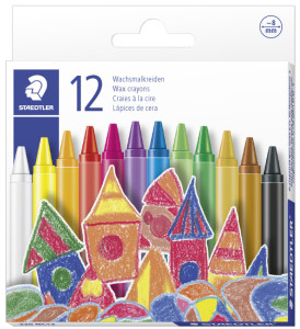 STAEDTLER Craie à la cire, étui carton de 12