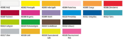 KREUL Kids Art Peinture d'artiste pour enfants, 75 ml, blanc