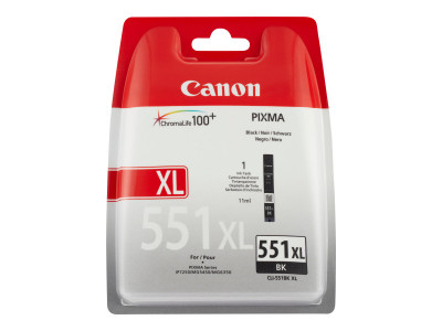 Canon : CLI-551XL BK BLACK XL cartouche encre