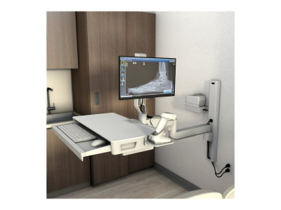Ergotron : CAREFIT COMBO SYSTEM avec WORKSURFACE SNOW