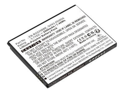 DLH : 3.7V 2000MAH 8WH LI-POL batterie - EB-BG525BBE/EB-BG525ABY/GH43-0
