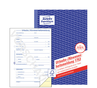 AVERY Zweckform Formularbuch Lohnabrechnung Minijob, A4, SD