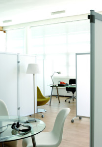 Restposten: PAPERFLOW Mobiles Trennwandsystem, 2er Set