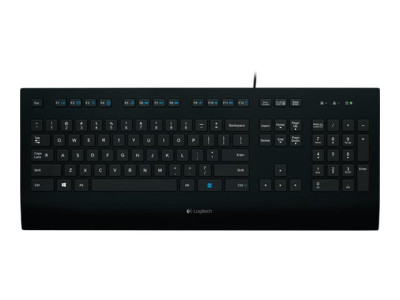 Logitech : CLAVIER FILAIRE K280E NOIR USB AZERTY FRANCAIS fr