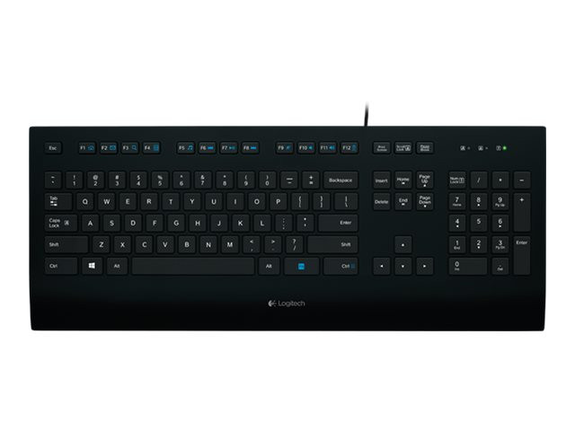 Logitech : CLAVIER FILAIRE K280E NOIR USB AZERTY FRANCAIS fr