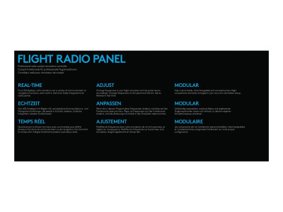 Logitech : LOGITECH G SAITEK PRO FLIGHT RADIO PANEL - USB - WW