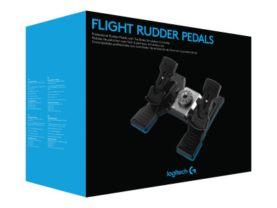 Logitech : LOGITECH G SAITEK PRO FLIGHT RUDDER PEDALS - USB - WW