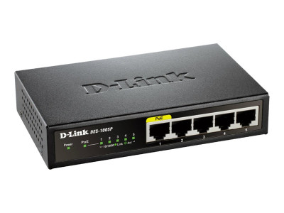 D-Link : 5-PORT FAST ETHERNET POE DESKTOP SWITCH