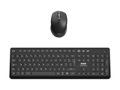 Port Technology : FR pack KEYBOARD + MOUSE TOUGH WIRELESS fr