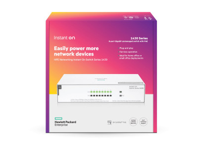 HPe : ARUBA ION 1430 8G 64W POE SWITCH