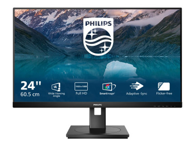 Philips : 242S9JML/00 23.8IN VA FHD 300CD HDMI/VGA/DP/DVI-D/4USB-A 1B/HAS