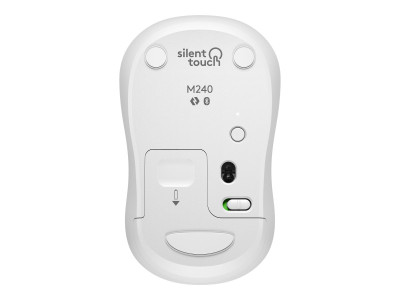 Logitech : LOGITECH M240 SILENT BT MOUSE OFF WHITE - EMEA-808