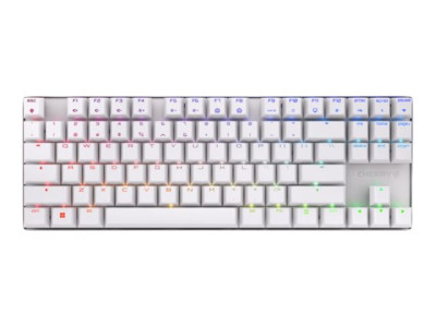 Cherry : CHERRY MX 8.2 TKL WIRELESS BT FRANCE WHITE