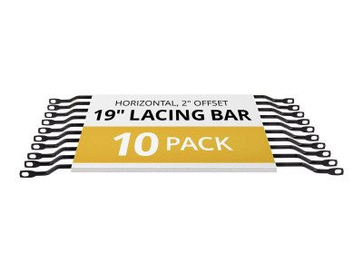 Startech : HORIZONTAL cable MANAGEMENT BAR 5.08 CM OFFSET - 10 pack