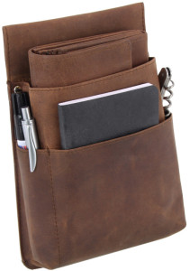PRIDE&SOUL Sac ceinture pour portefeuille pour serveur, gris