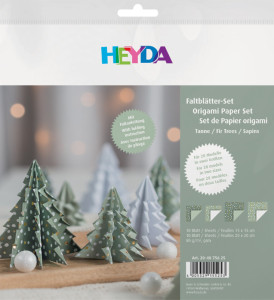 HEYDA Set de feuilles de papier à plier 