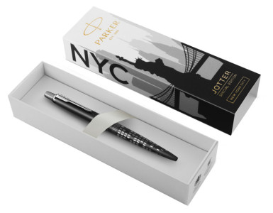 PARKER Stylo à bille JOTTER New York, noir chrome