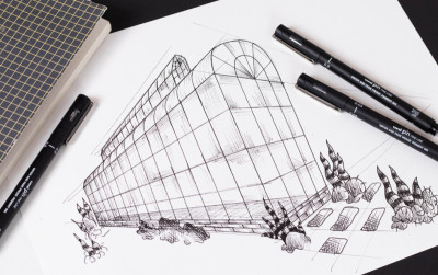 uni-ball Set d'écriture uni pin, coffret de 8 pièces