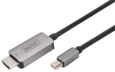 DIGITUS Câble adaptateur Mini DisplayPort 8K, mini DP-HDMI-A