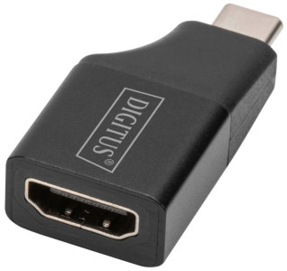 DIGITUS Adaptateur USB 4K, USB-C mâle - HDMI A/B femelle