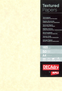 agipa Papier structuré, A4, 95 g/m2, parchemin gris chaud
