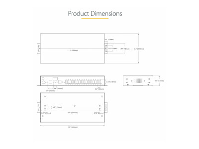 Startech : INDUSTRIAL USB 3.0 HUB pour LAPTOPS/DESKTOPS - USB CHARGING
