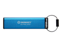 Kingston : 128GB USB-C IRONKEY KEYPAD 200C FIPS 140-3 LVL 3(PENDING)AES-256