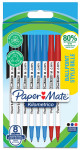 Paper:Mate Stylo à bille Kilometrico, blister de 8, assorti Paper:Mate Stylo à bille Kilometrico, blister de 8, assorti