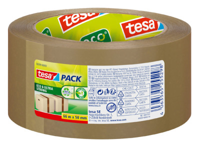 tesapack Ruban adhésif d'emballage ECO & ULTRA STRONG