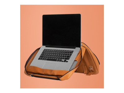 R-Go Tools : VIVA LAPTOP BAG 15.6IN BROWN - FULL GRAIN LEATHER BROWN