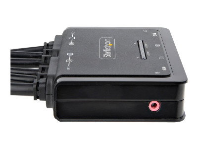 Startech : 2-PORT COMPACT 4K KVM SWITCH - DUAL-MONITOR cable KVM SWITCH
