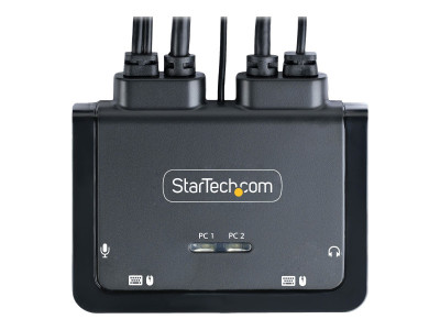 Startech : 2-PORT cable KVM SWITCH 4K - USB-C COMPACT KVM BUS POWERED