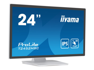 Iiyama : 24IN WHITE BONDED PCAP 10P TOUCH 1920X1080 IPS-PANEL FLAT B