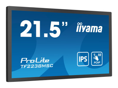 Iiyama : 21.5IN BONDED PCAP BEZEL FREE 10P TOUCH avec ANTI-FINGERPRINT