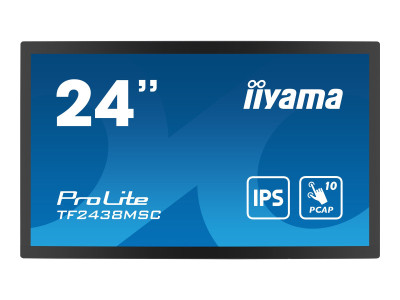 Iiyama : 23.8IN BONDED PCAP BEZEL FREE 10P TOUCH avec ANTI-FINGERPRINT