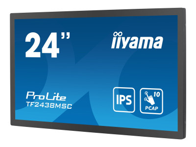Iiyama : 23.8IN BONDED PCAP BEZEL FREE 10P TOUCH avec ANTI-FINGERPRINT