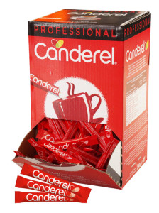 Canderel Stick de sucre, en présentoir carton