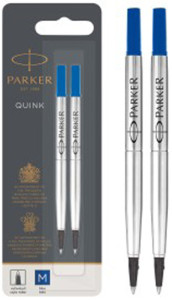PARKER Recharge pour rollerball QUINK, 0,5 mm, blister, bleu