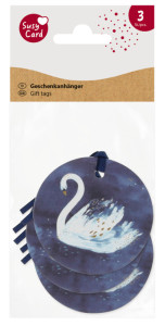 SUSY CARD Etiquette cadeau rond 