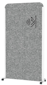 MAUL Système de cloison MAULcocoon, 1.000 x 1.800 mm, blanc