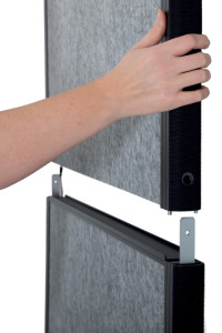 MAUL Système de cloison MAULconnecto, 2x acoustique /