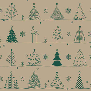 PAPSTAR Serviette à motif de Noël 