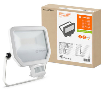 LEDVANCE Projecteur LED FLOODLIGHT SENSOR, 10 W, 3000K BK