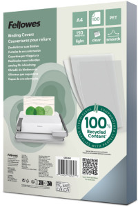 Fellowes Deckblatt, DIN A4, PET, transparent, 0,15 mm