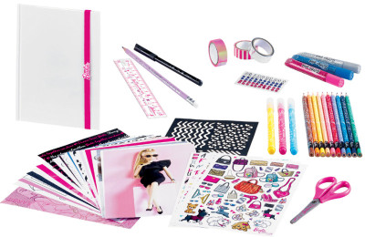 Maped Creativ Coffret Scrapbooking Barbie, 55 pièces