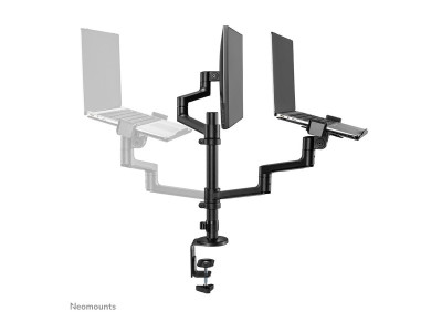 Neomounts : NEOMOUNTS LAPTOP + SCREEN DESK MOUNT (CLAMP+GROMMET)